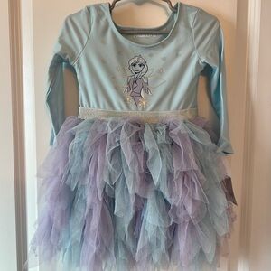 Disney Elsa Dress - Blue and Purple
